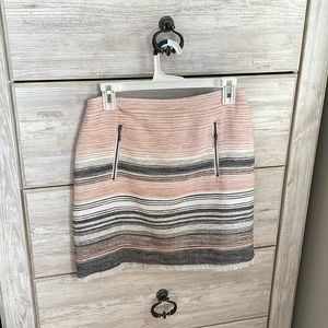 Loft fringe skirt